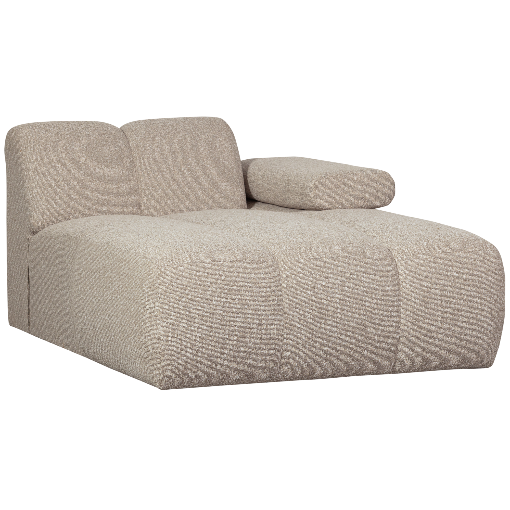 Chaise Longue Mojo Element Mojo Chaise Longue Element Rechts - Bouclé - Beige Melange
