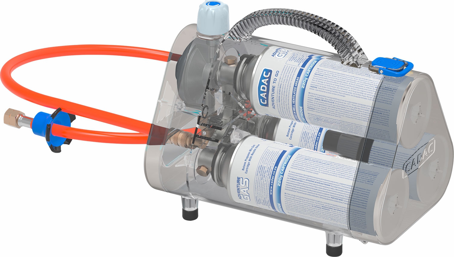 Trio Power Pak, 50mb Bar, inkl. 85cm Schlauch
