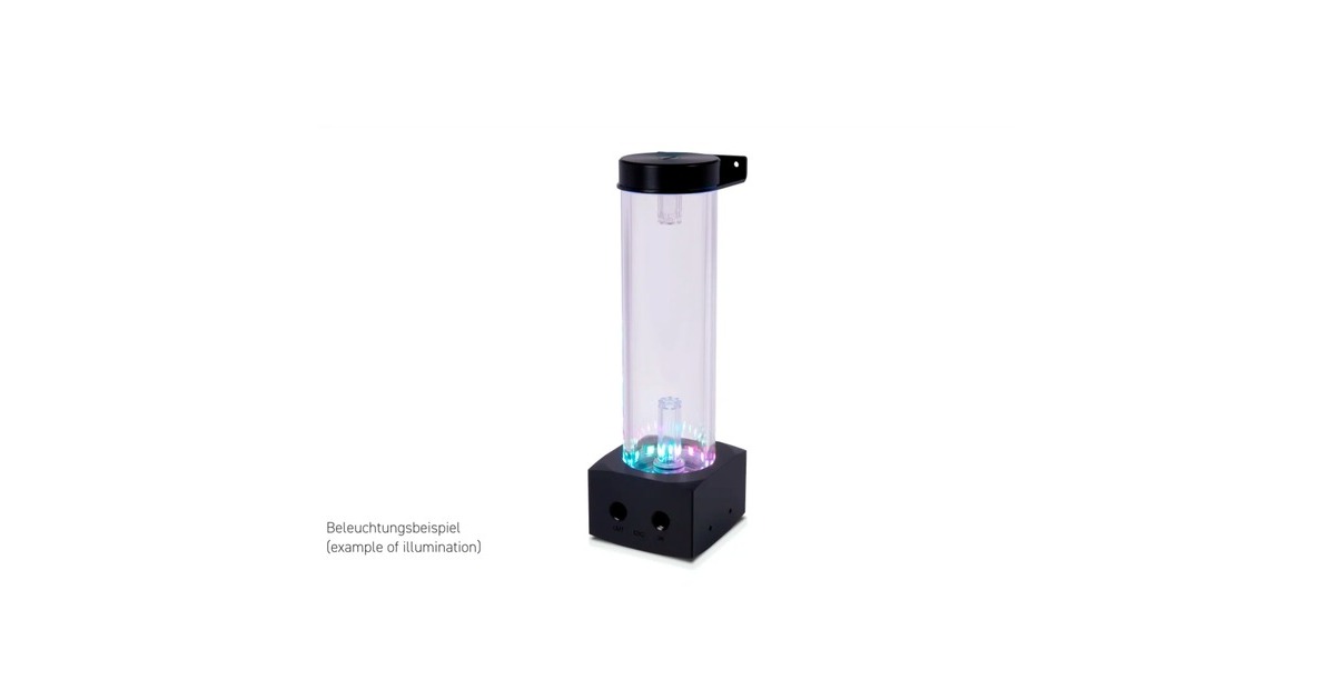AlphacoolCore 200 Aurora D5/VPP reservoir with VPP655 PWM pump pomp  (RGB)