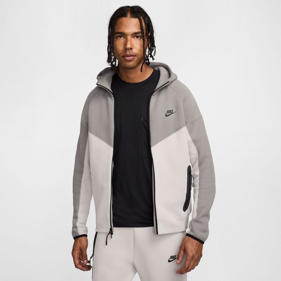 Nike Sweat à Capuche NSW Tech Fleece 24 FZ - Gris/Noir