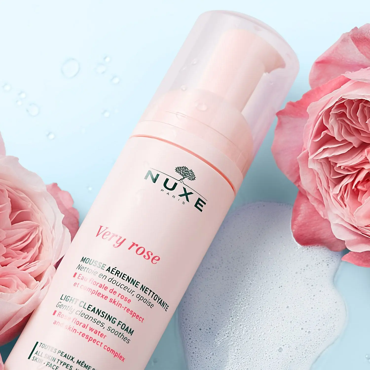 Nuxe - Mousse Aérienne Nettoyante Very Rose- Soin Visage
