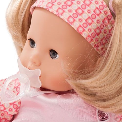 Götz babypop maxy muffin in stijl met sierspeen - m