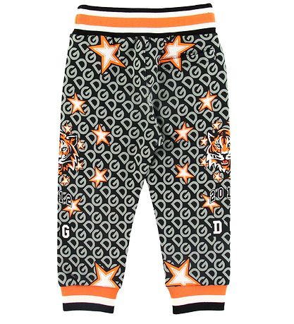 Dolce & Gabbana Sweatpants - KoksGrå m. Print