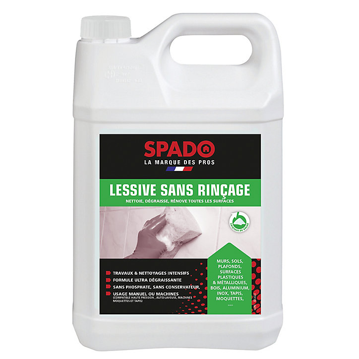Lessive sans rinçage multi-surfaces Spado 5L