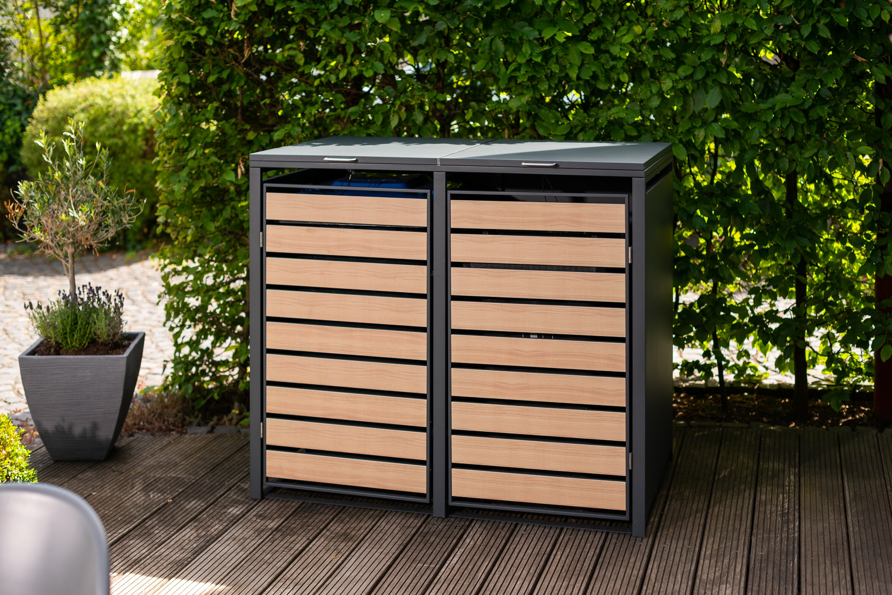 Westmann Mülltonnenbox, Gerätebox 2-fach 240 L