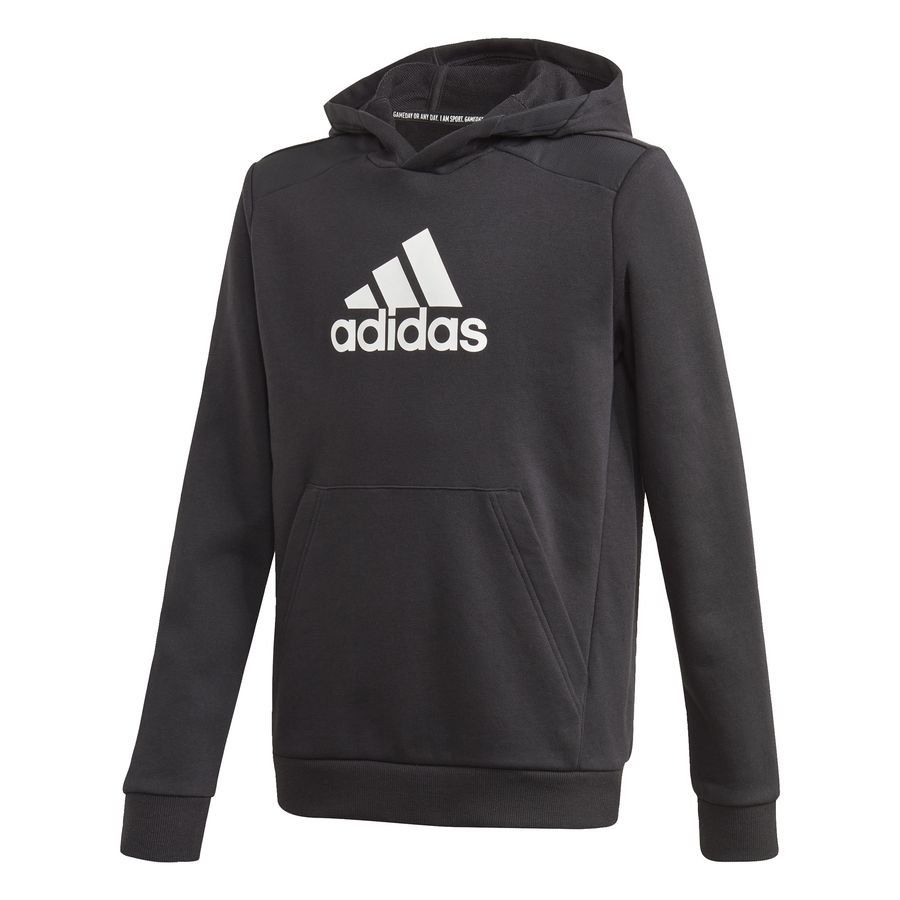 adidas Sweat à Capuche Badge of Sport - Noir/Blanc Enfant