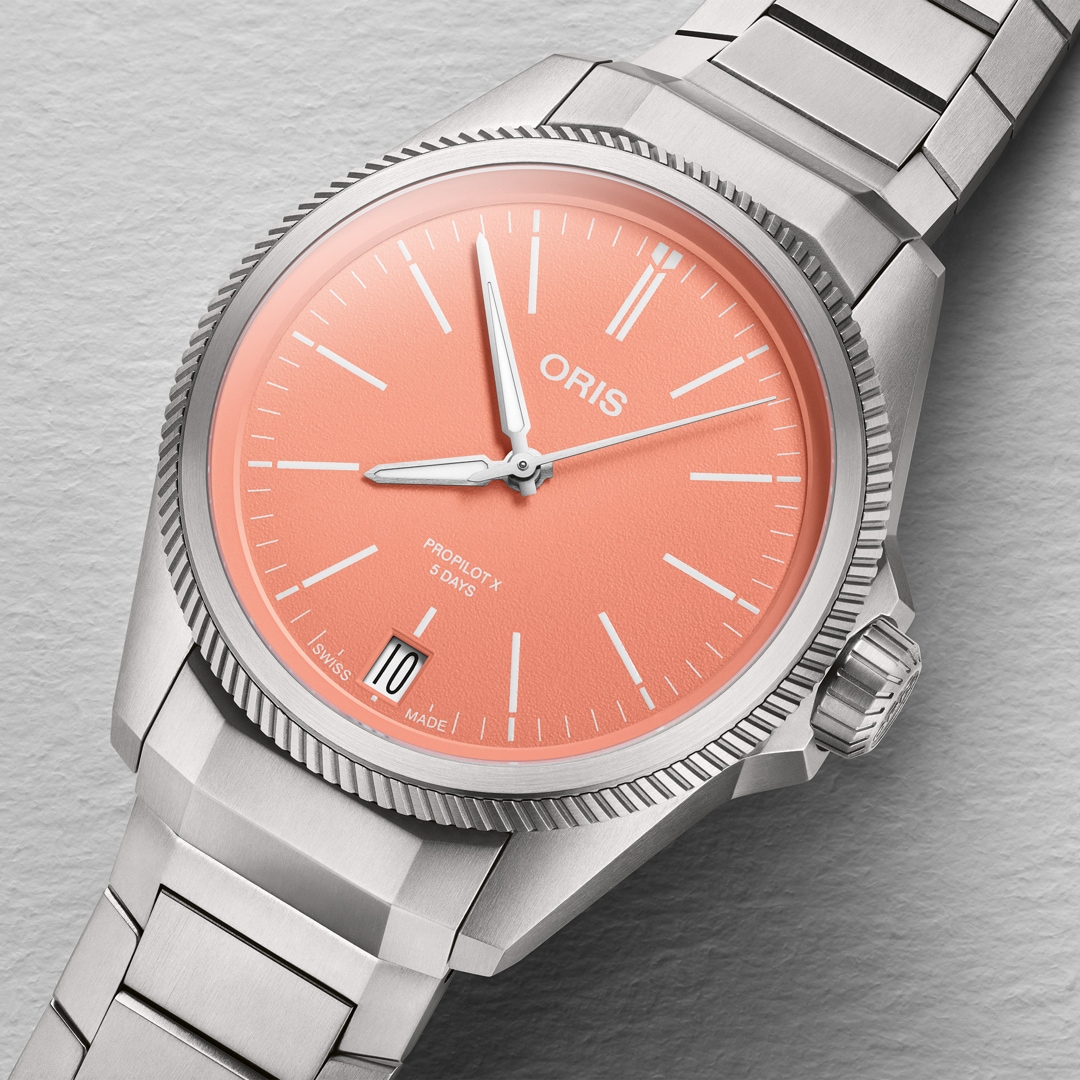 Oris ProPilot X Calibre 400 Lachs
