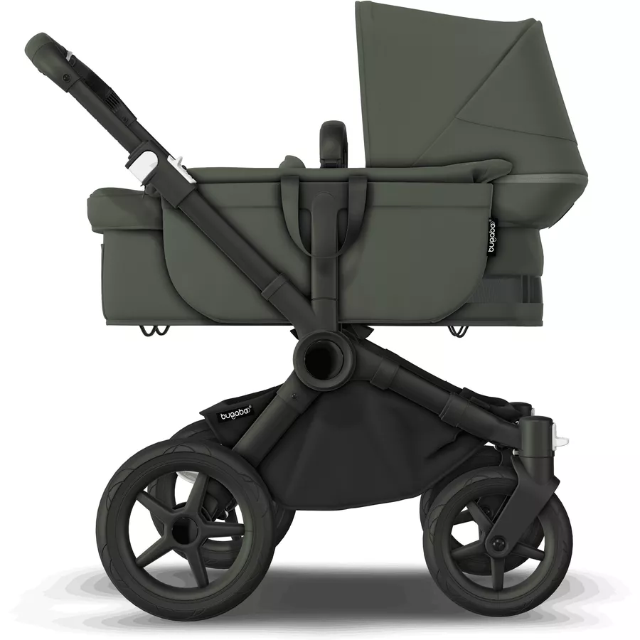 bugaboo Geschwisterwagen Donkey 5 Duo Complete BlackForest Green inklusive Wheelblades