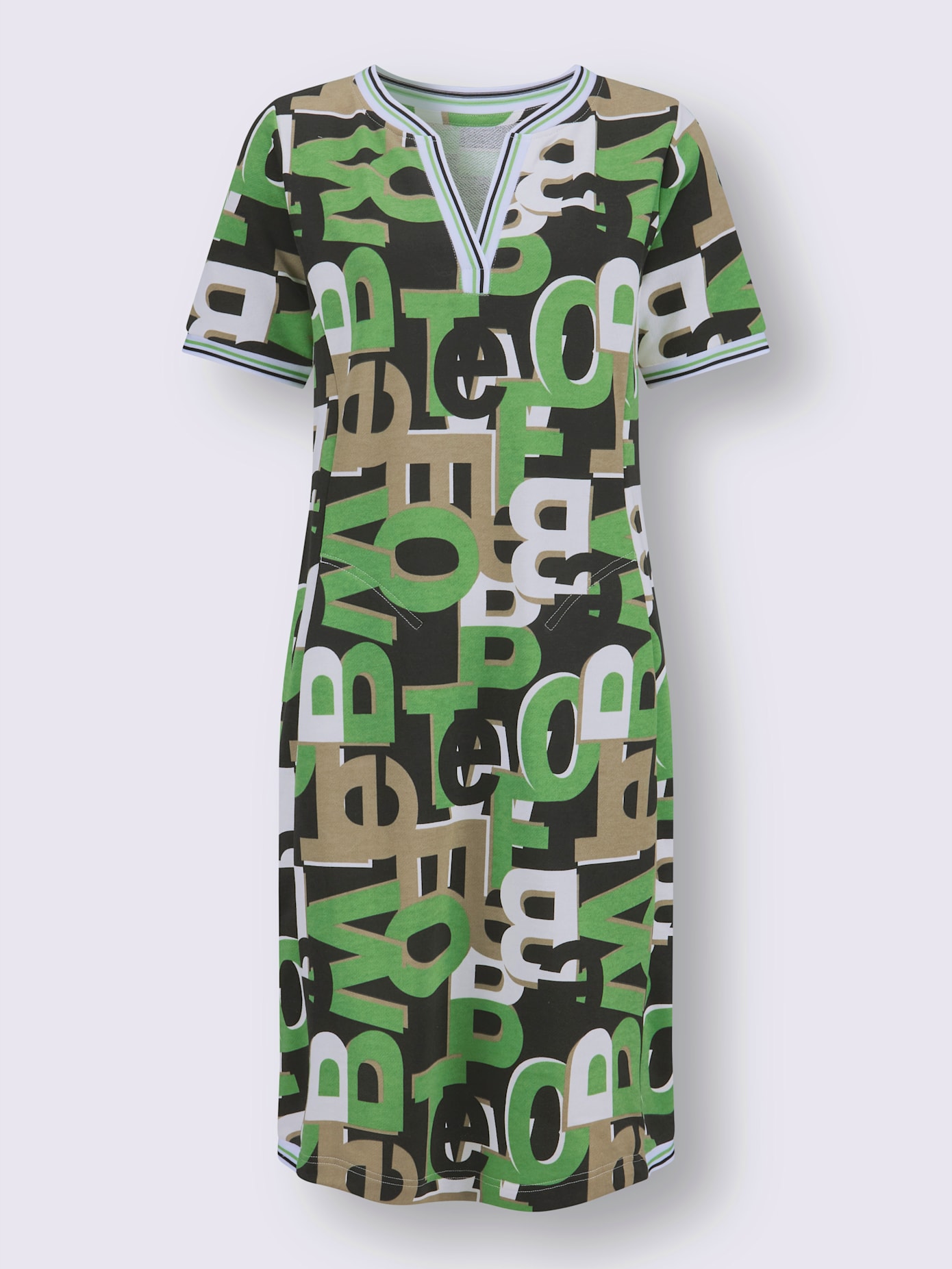 Robe en matière sweat 60% coton