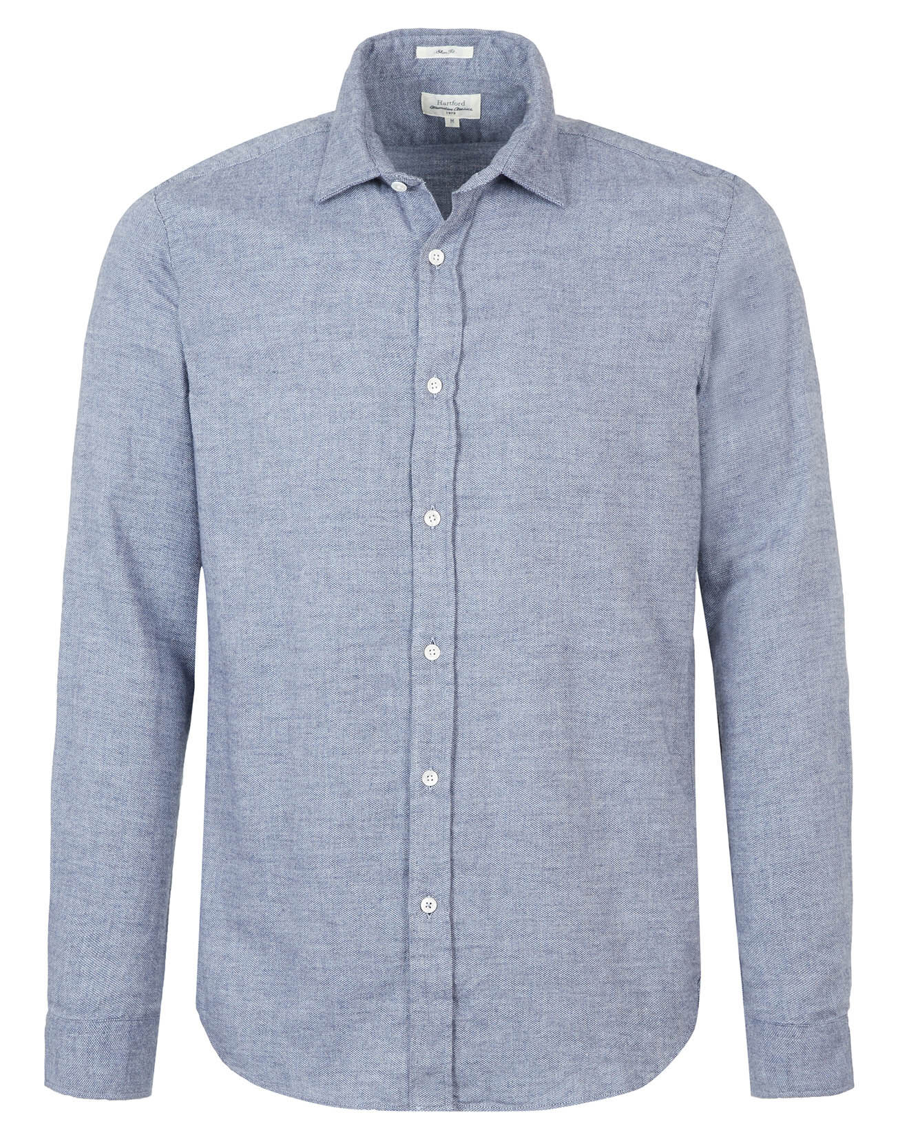 Hartford Chemise Slim Sammy bleu/gris clair