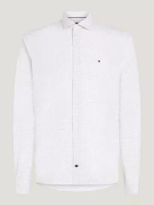 Camisa Slim Fit com Microestampa