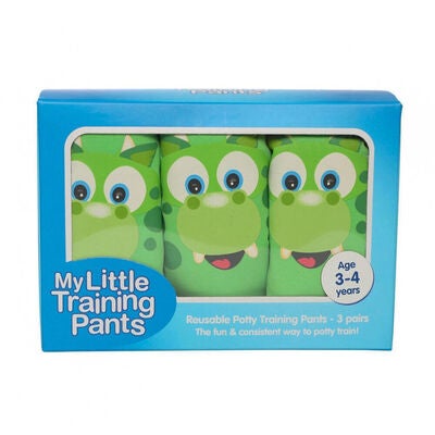 My Carry Potty Dinosaur Pottetreningsbukser 3-pack, Grønn