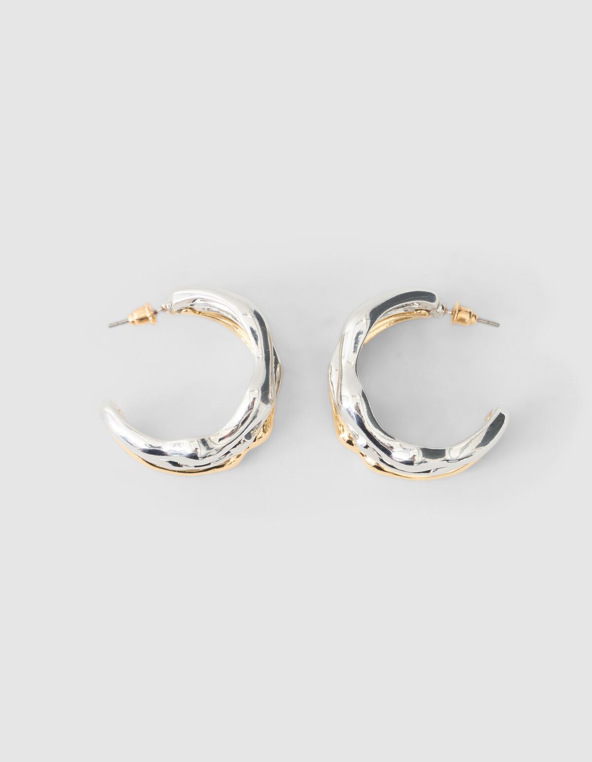 Triple Oorbellen Zilver/Goud