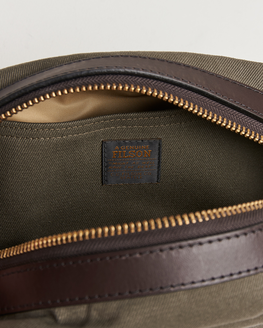 Filson Rugged Twill Travel Kit Otter Green