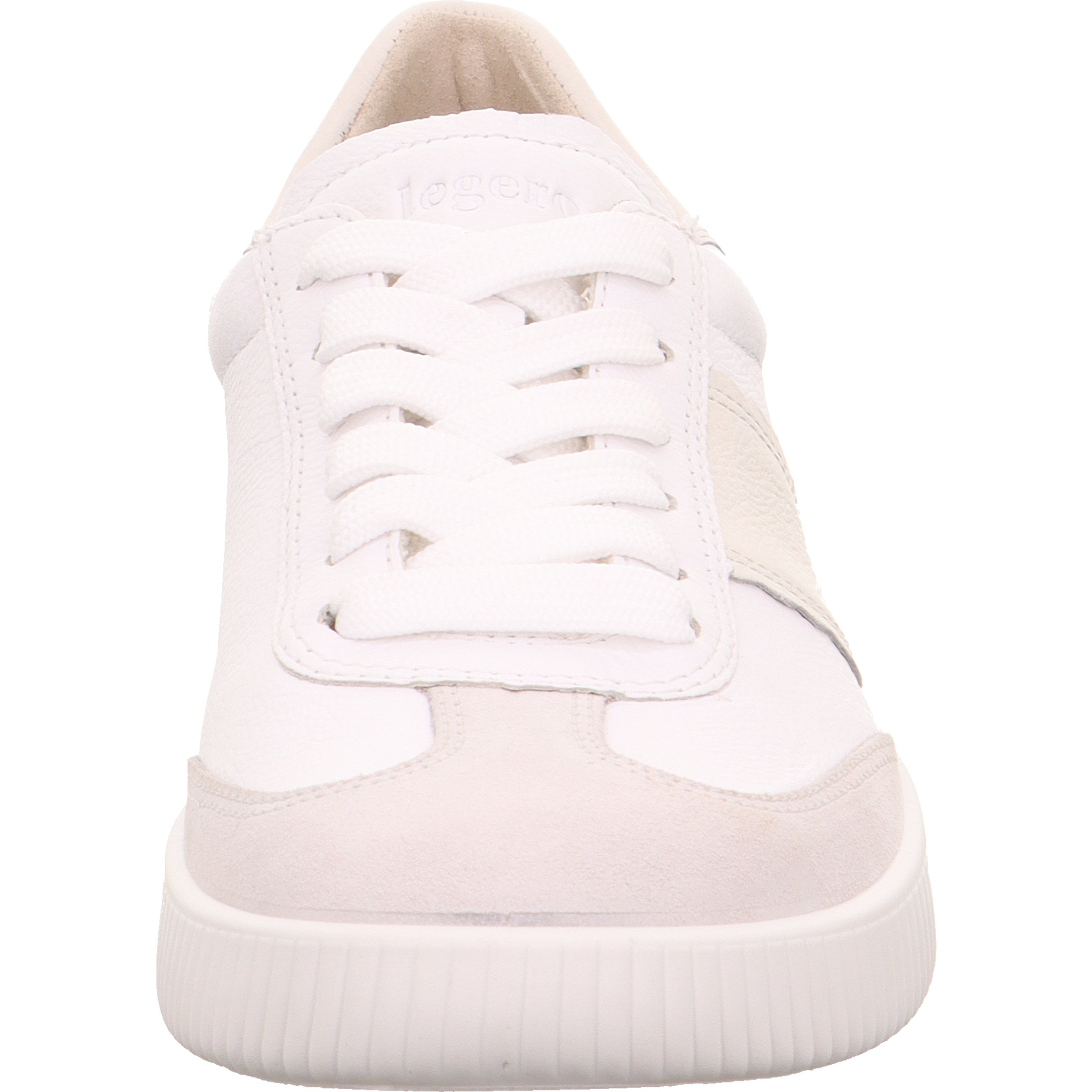 legero SILENCE Damen  Sneaker low mit Schnürung - Farbe: Bright White - Größe: 7