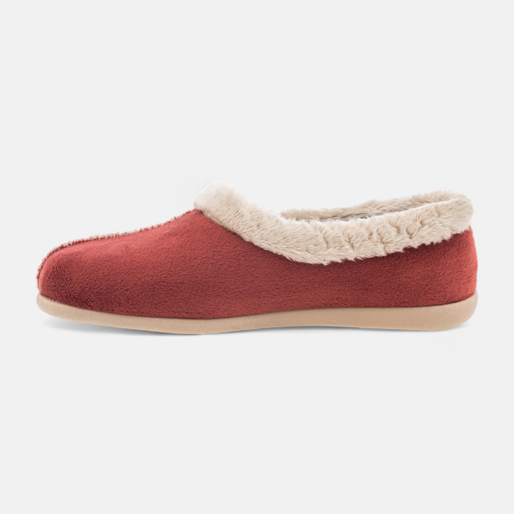 Chaussons ballerines Femme bordeaux