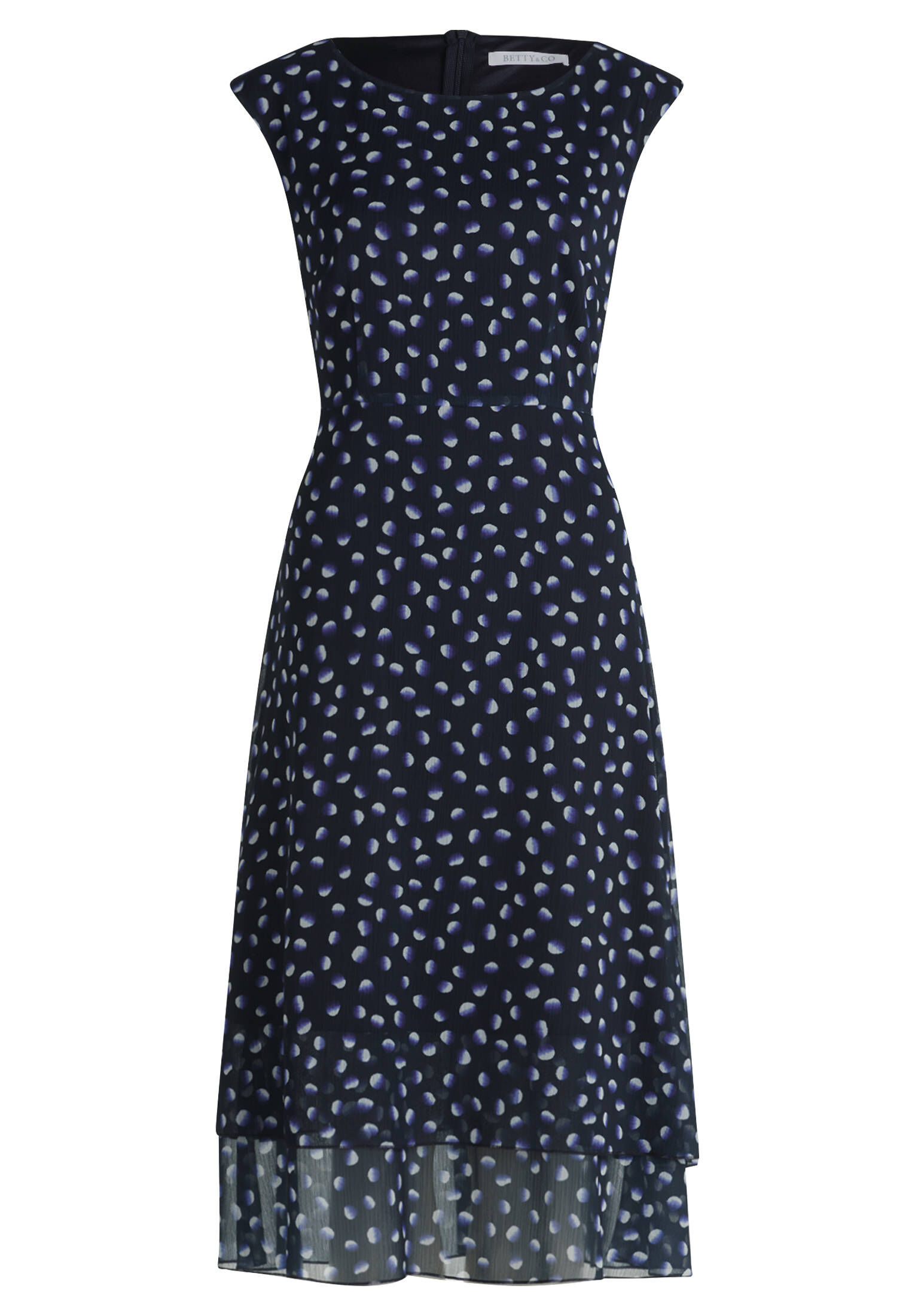 Betty & Co| Damen Midikleid mit Stufen