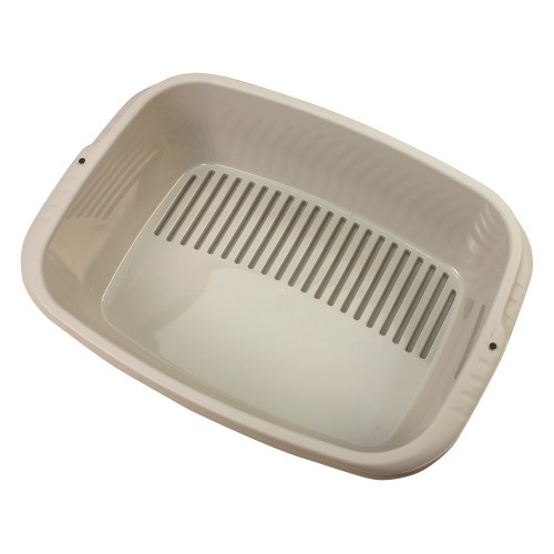 Bandeja tripla para gatos MISO MIX, bege