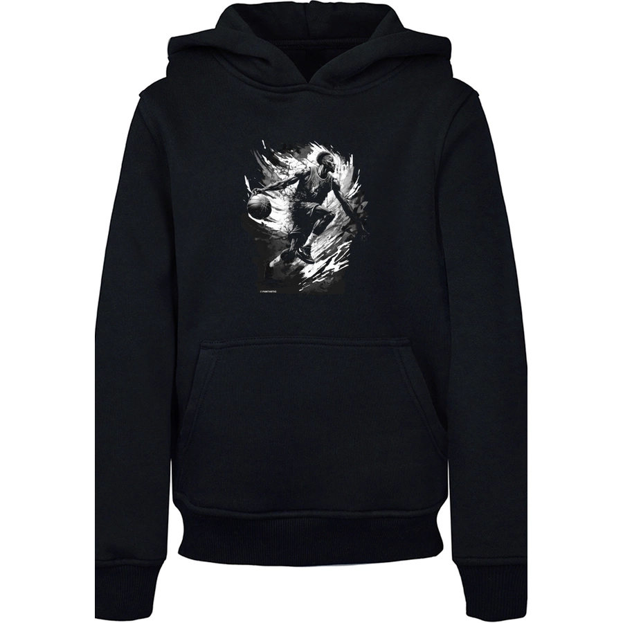 F4NT4STIC Hoodie Basketball Splash Sport HOODIE UNISEX schwarz