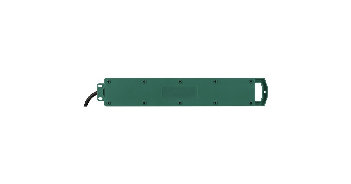 BrennenstuhlSuper-Solid SL 554 Tuin-contactverdeler stekkerdoos  (Donkergroen, 5 meter)