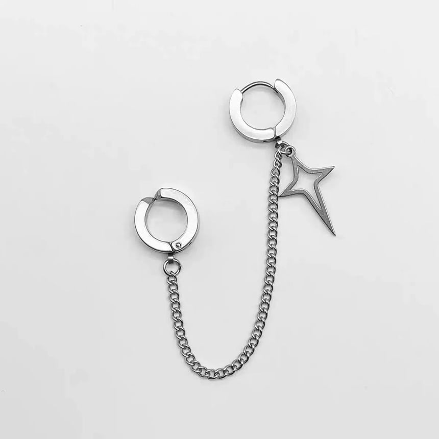 Lilafey - Oormanchet met stervormige ketting van legering (verschillende ontwerpen)