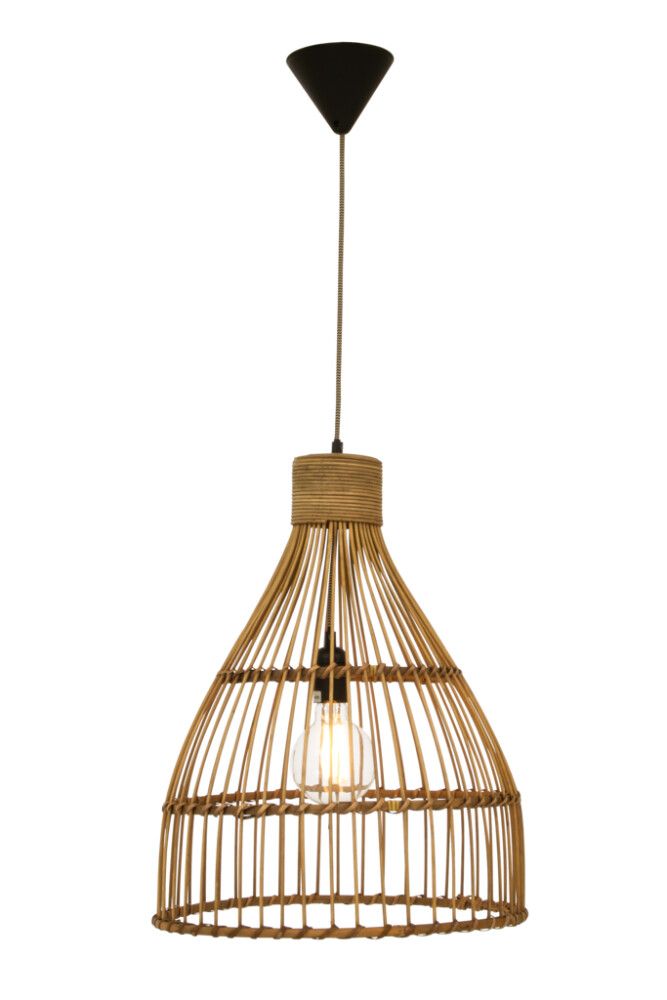 TAKLAMPE ANETA BURMA 40CM NATUR ROTTING E27