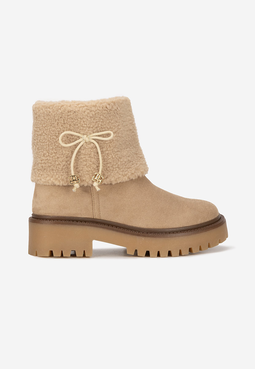 Bottines femme kaki Glennis