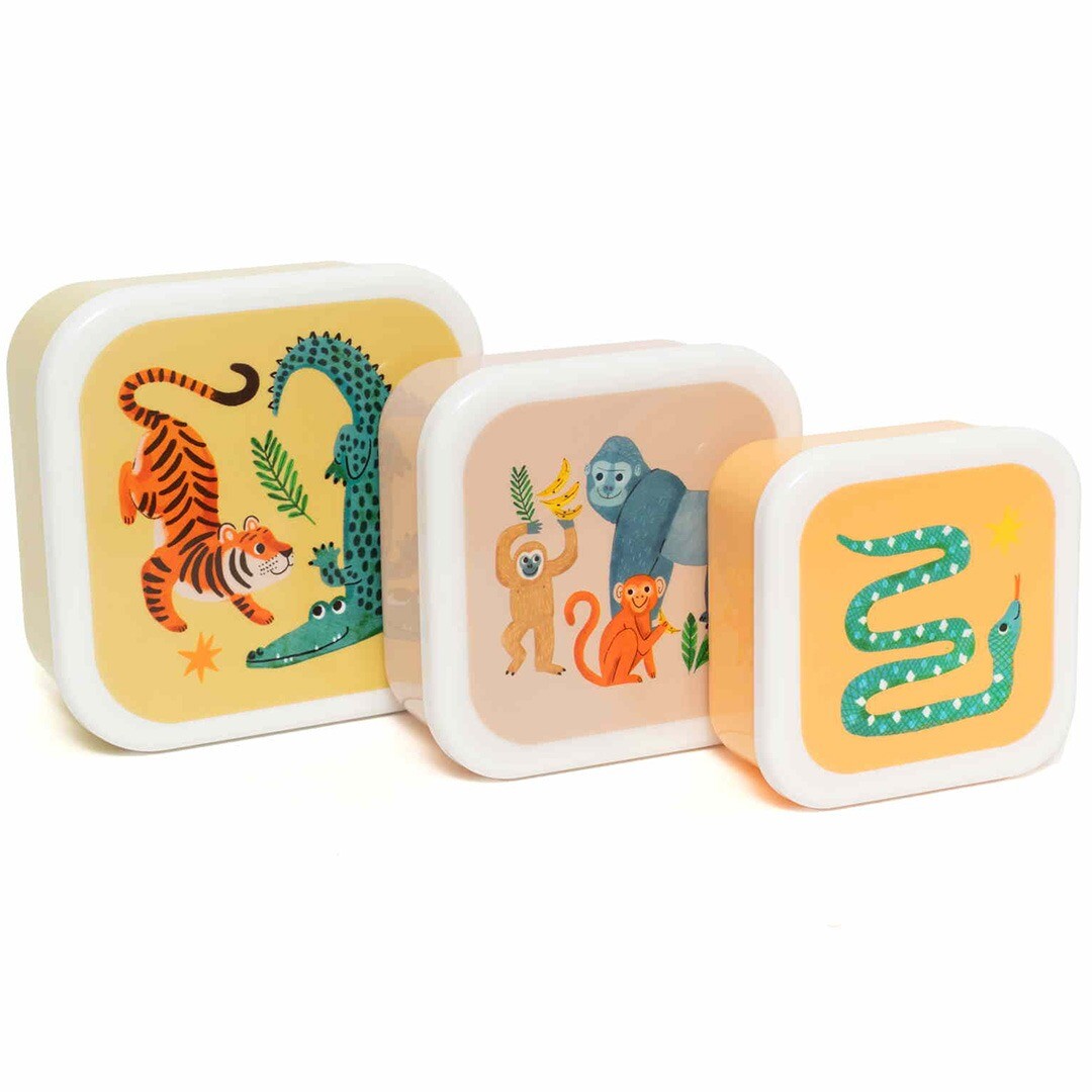 Petit monkey snackdoosjes upside down animals