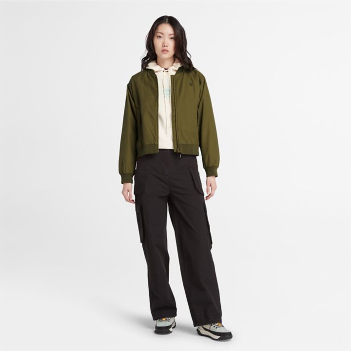 Jaqueta bomber feminina verde