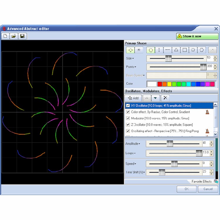 Pangolin Quickshow Laser software met USB interface