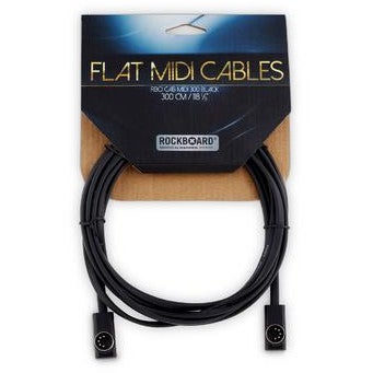 RockBoard Flat MIDI Cable haaks 3 meter