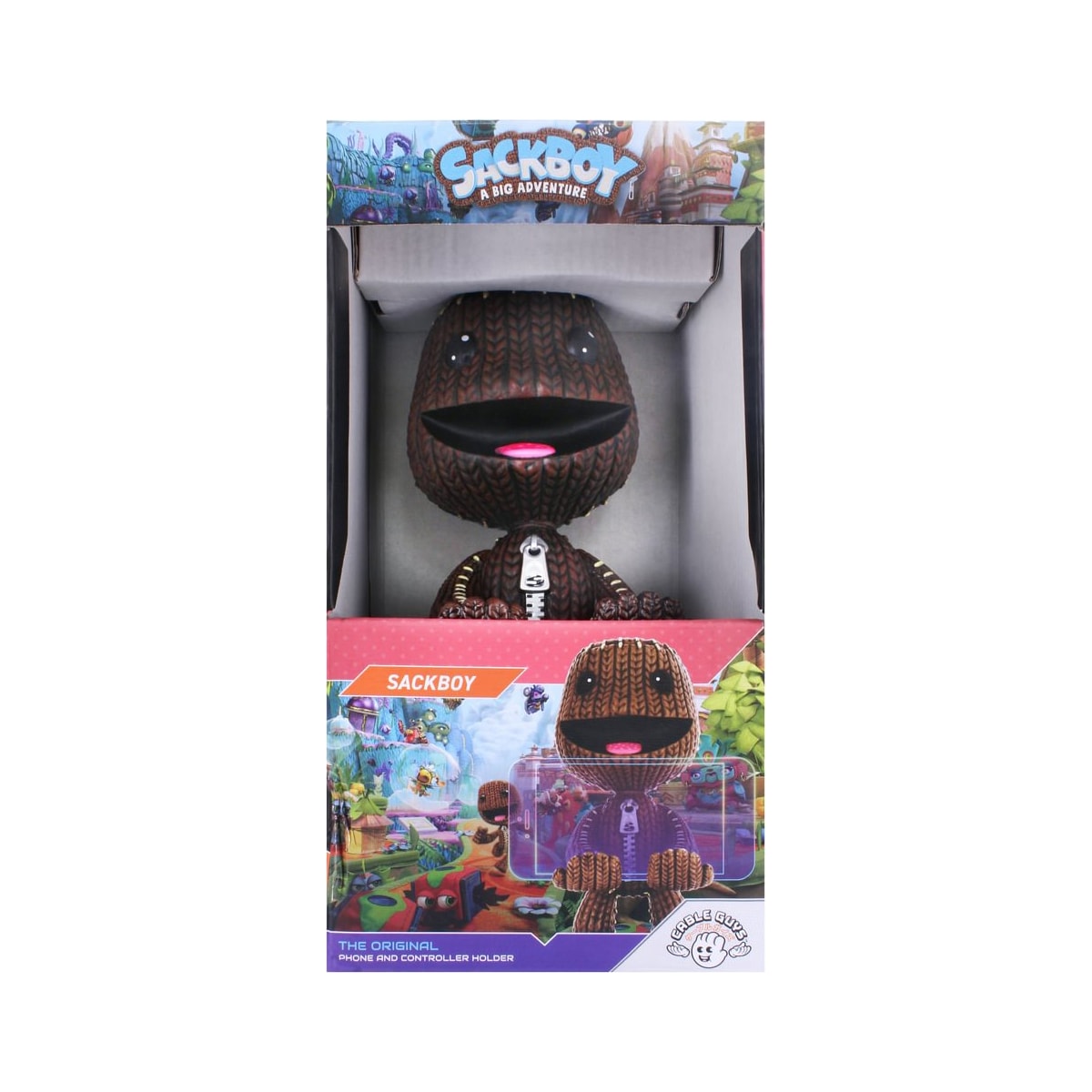 Cable Guys Sackboy mobil/kontrollerholderfigur (Sackboy)