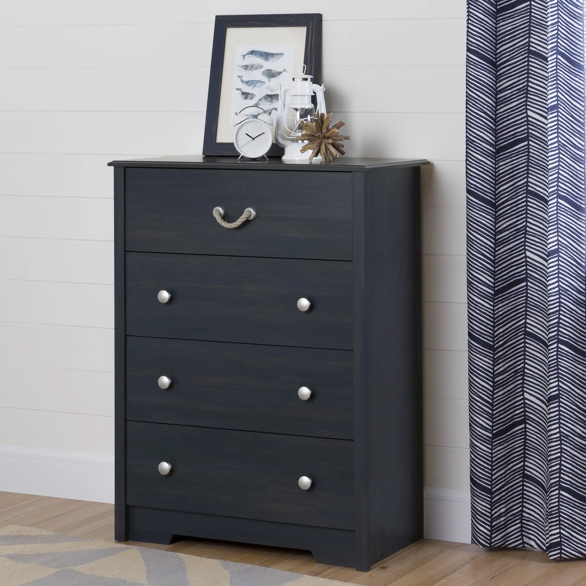 South Shore Commode 4 Tiroirs Navali - Myrtille