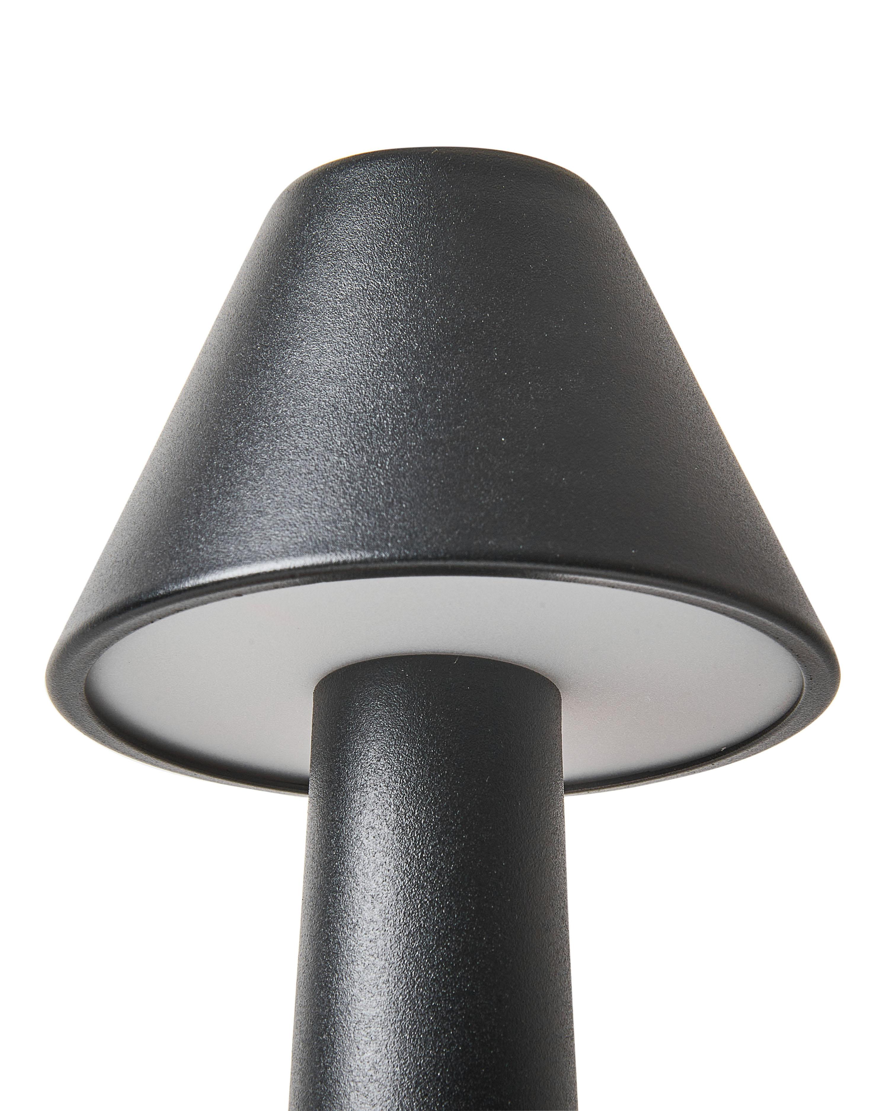 Set van 2 draadloze LED tafellampen JOANES met dimmer Metaal Zwart