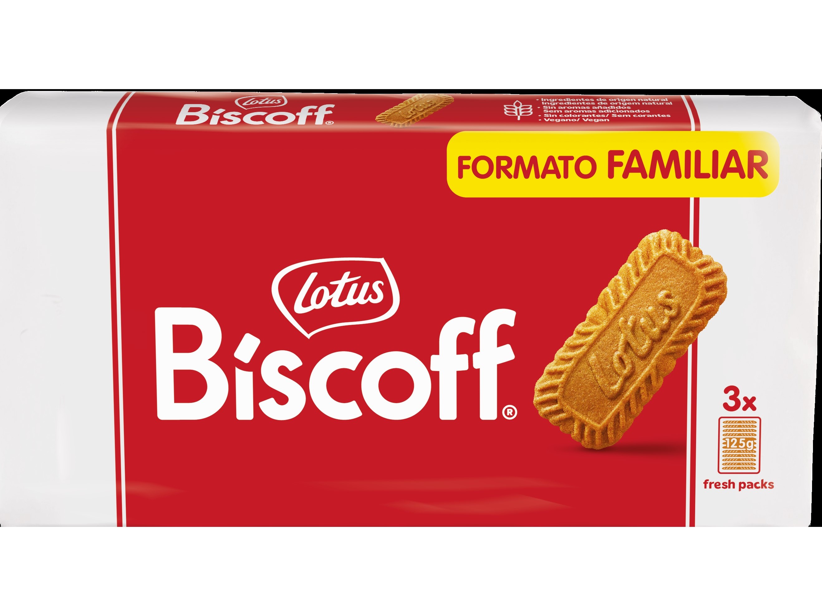 BOLACHA LOTUS BISCOFF FAMILIAR 3X125G