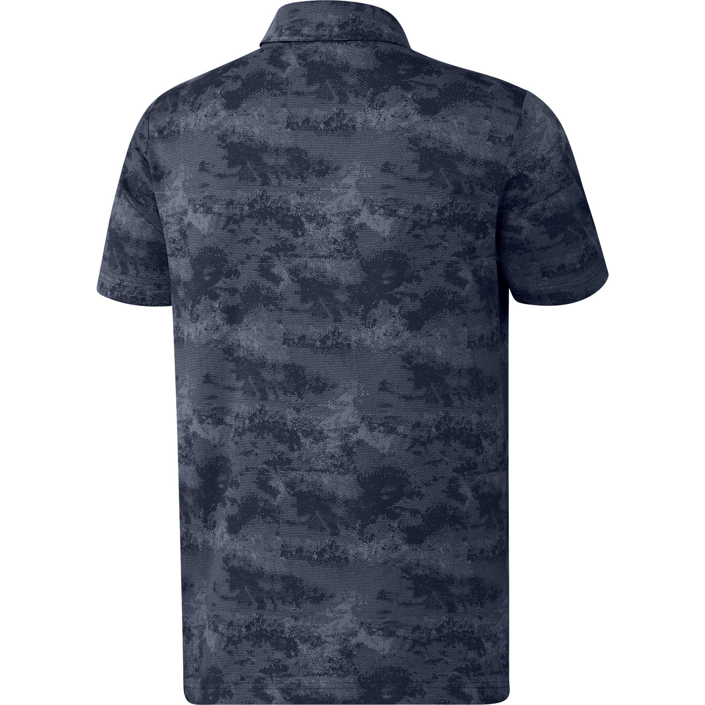adidas Go To Printed Mesh Golf Polo Shirt Mens