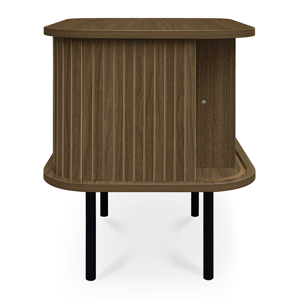 by fonQ basic Panel Nachtkastje - H 50 cm - Walnoot