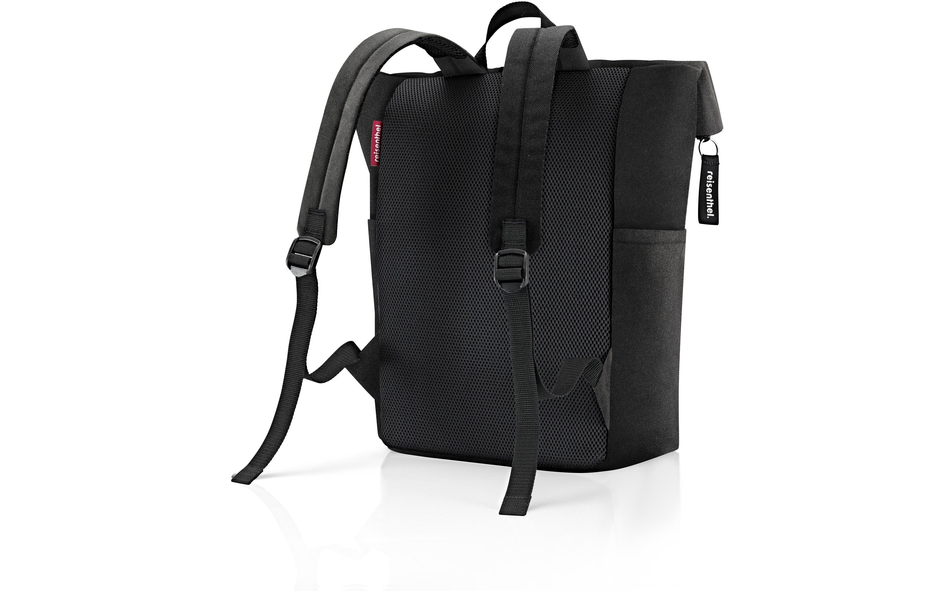 Freizeitrucksack Rolltop Backpack BlackRanzen für Freizeit, Arbeitsweg und City-Trip