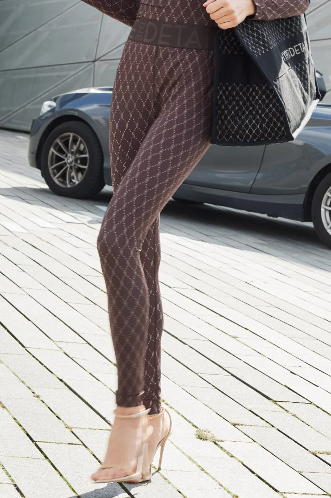 Hype The Detail Printed Legging 200-21 43 brun