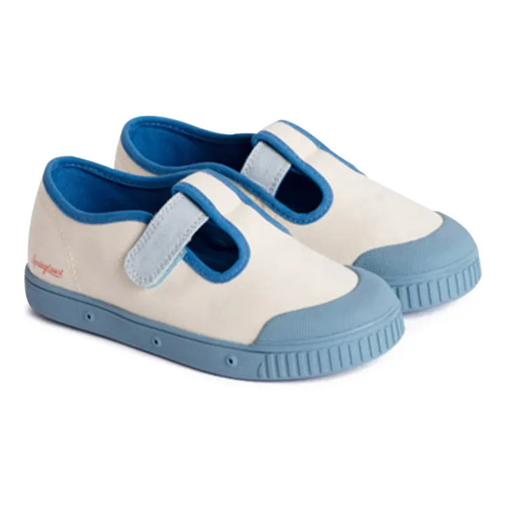 Spring Court Baskets Basses Scratchs G2 Loop  | Bleu