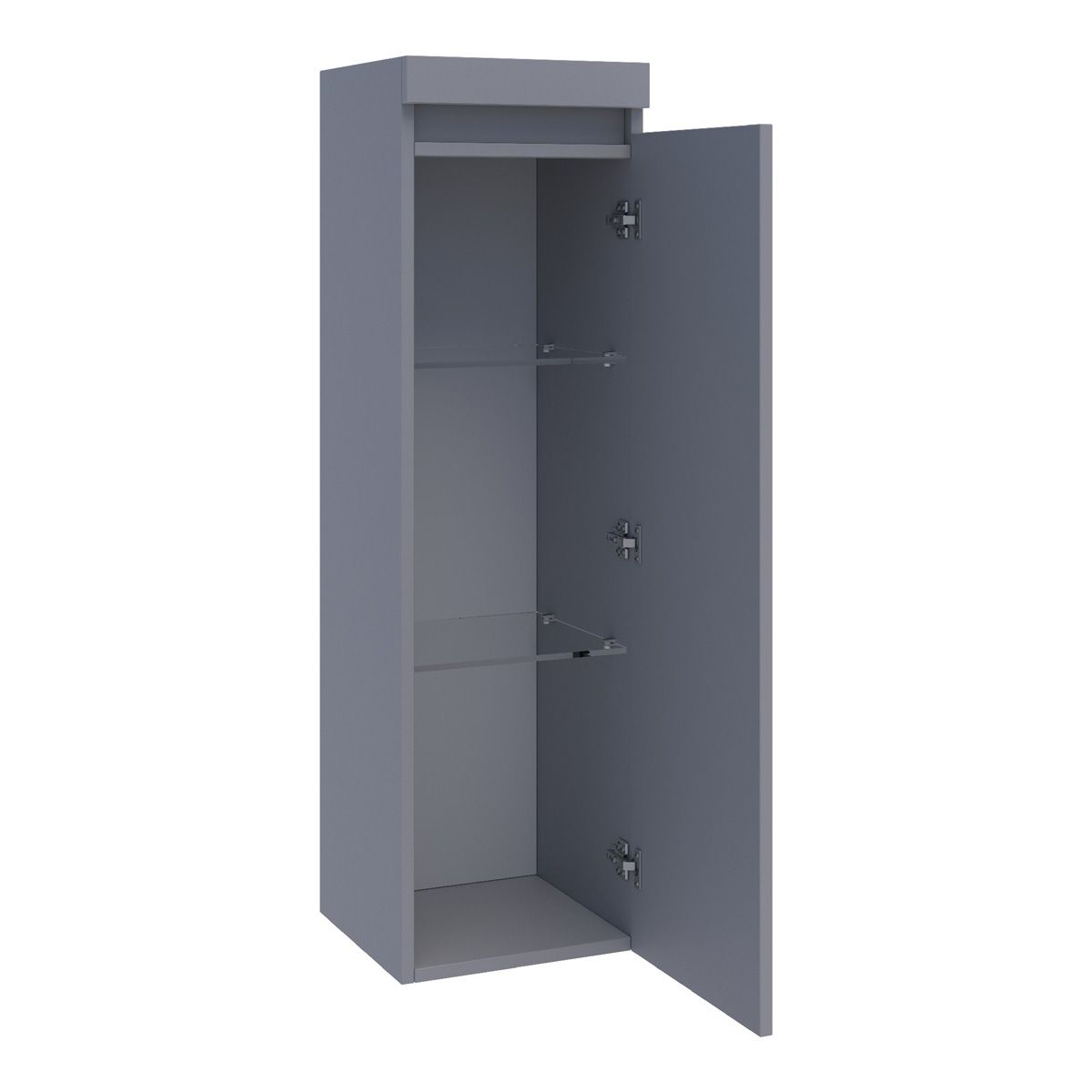 Brauer Joy kolomkast 120cm rechtsdraaiend grijs mat