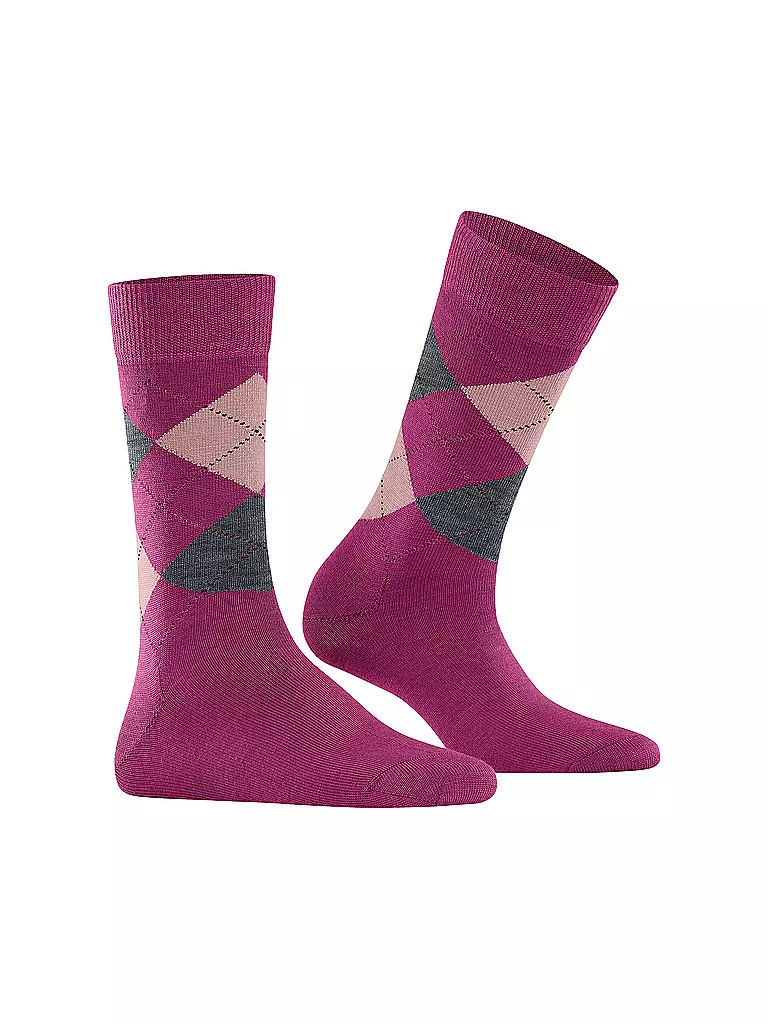 BURLINGTON Damen Socken MARYLEBONE 36-41 berry pink