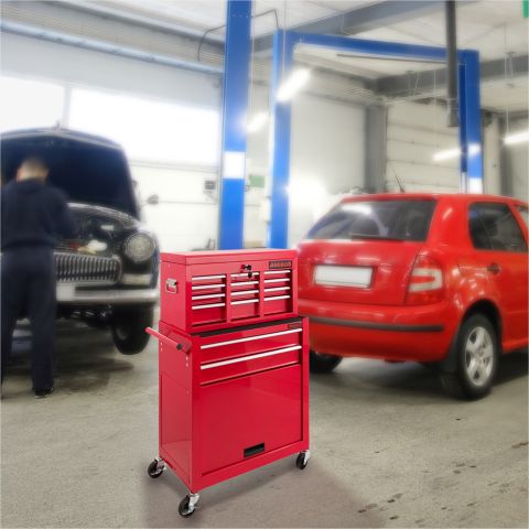 Werkstattwagen mit 9 Fächern