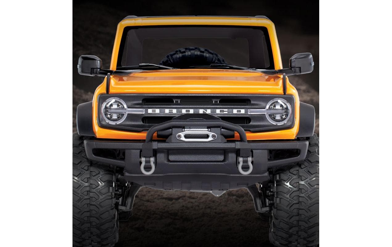 Scale Crawler TRX-4 Ford Bronco 2021, Rot ARTR, 1:10<br>TRX-4 Rockcrawler mit 2-Gang Getriebe, Differentialsperre und offizieller 2021 Ford Bronco Karosserie