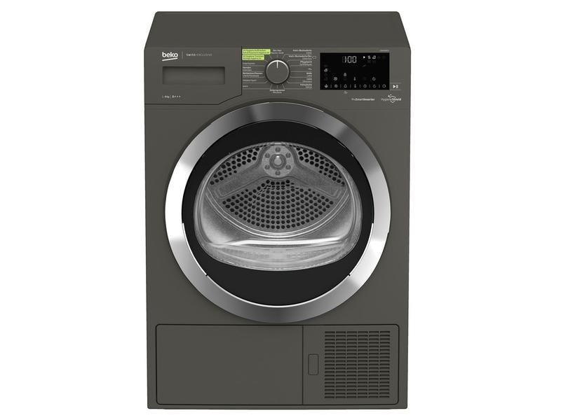 Beko Wäschetrockner DS8539MCH Rechts, Anthrazit Frontloader mit UV Desinfektion und 8 kg Ladekapazität