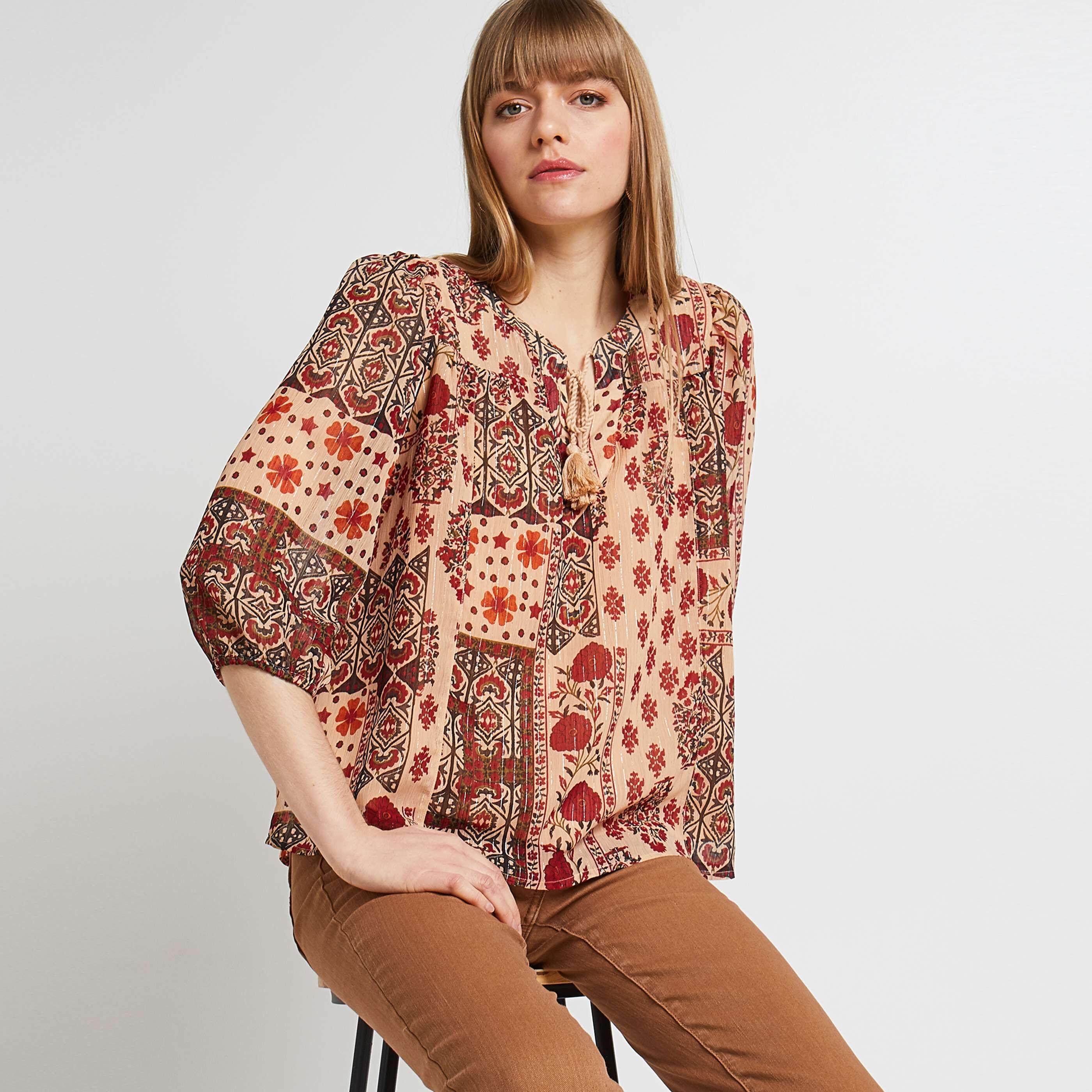 Blouse imprimée femme - IMPRIME