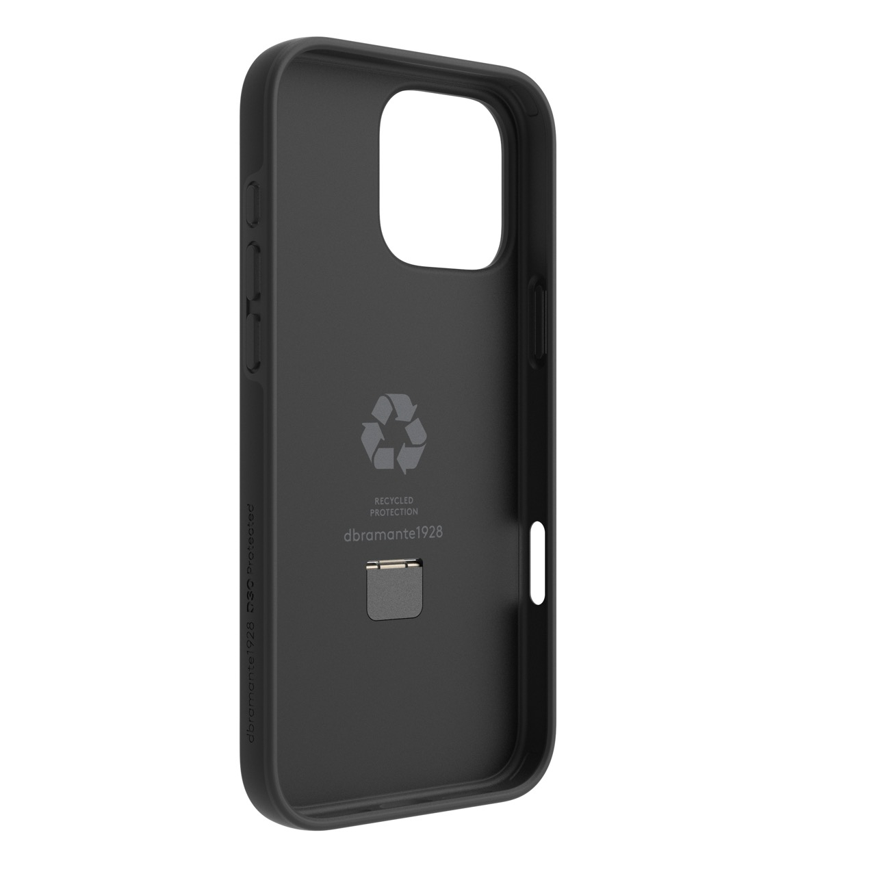 iPhone 16 Pro Max Hardcase Hülle Clear Case Iceland Ultra D3O MagSafe Recycled (IUK7BL006300) - Schwarz