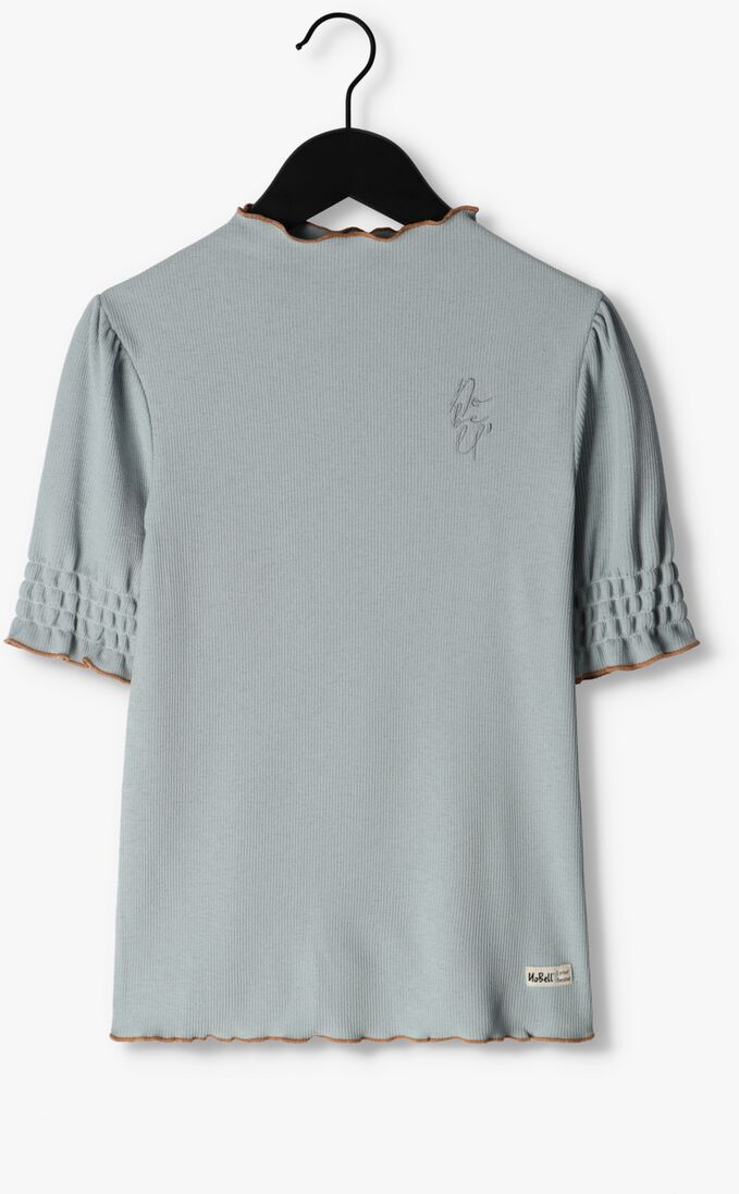 NOBELL blauwe nobell t-shirt kumin rib jersey tshirt