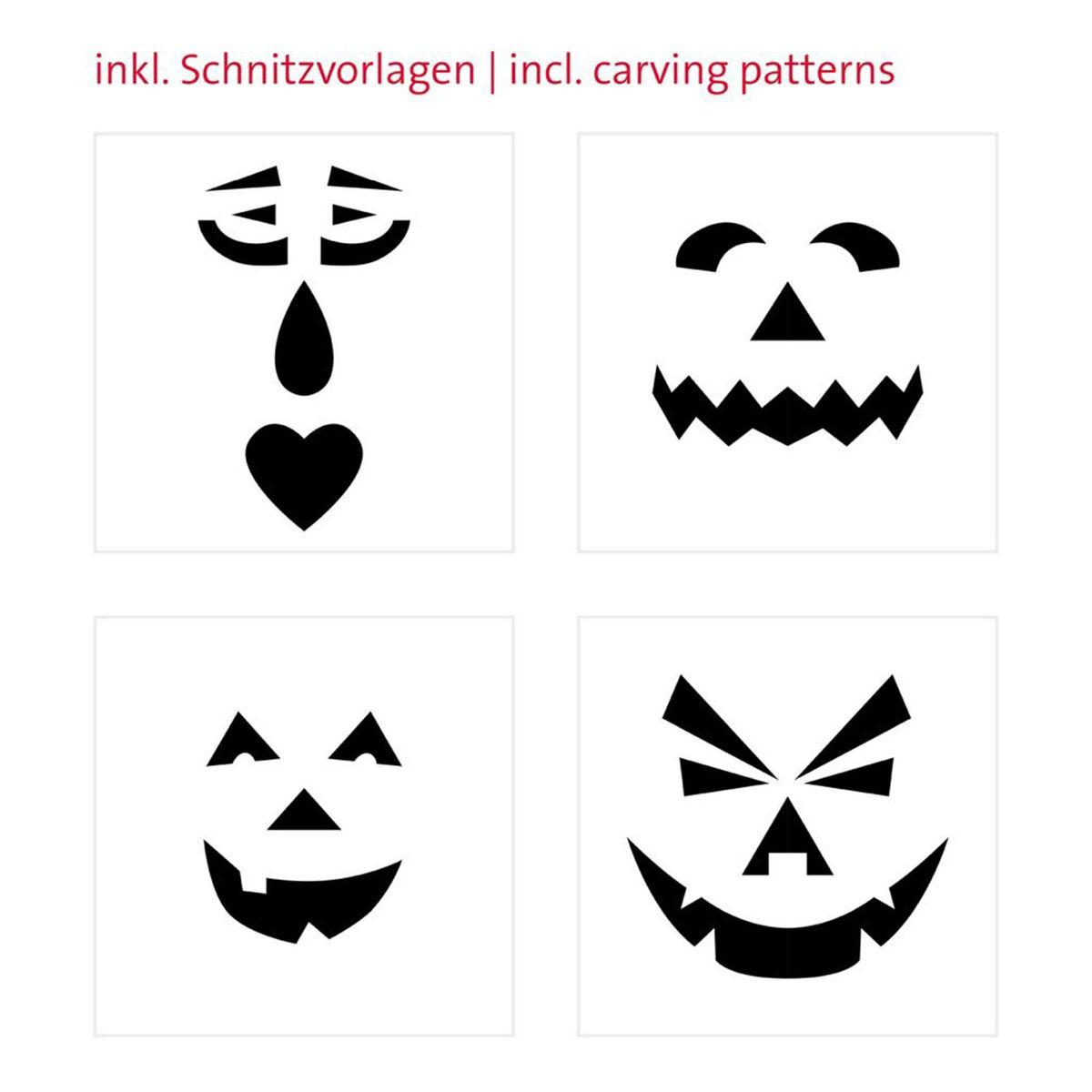 Utskjæringssett tilHalloween-gresskar