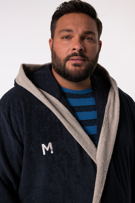 Men+ Bademantel, Frottee, Kapuze, bis 8 XL